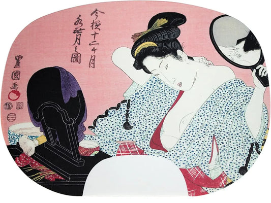 fanIllustration: Toyokuni Utagawa I, Mizunashi (Sixth month of the lunar calendar)
