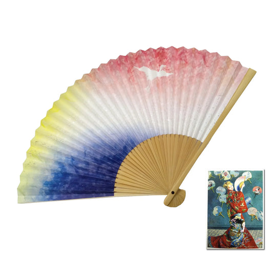 [Personalisation only]Claude Monet, "La Japonaise"folding fan