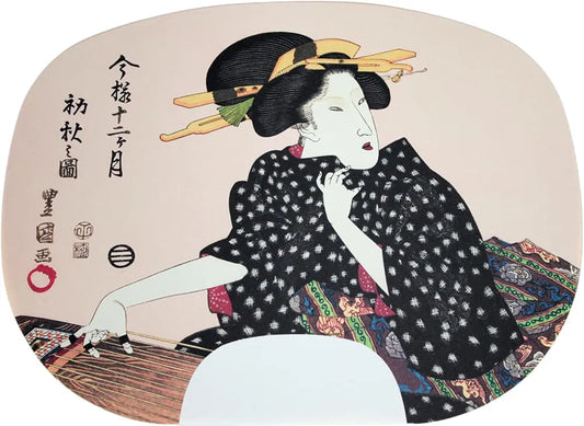 fanPainting by Utagawa Toyokuni I,  Early Autumn (the seventh month of the lunar calendar)